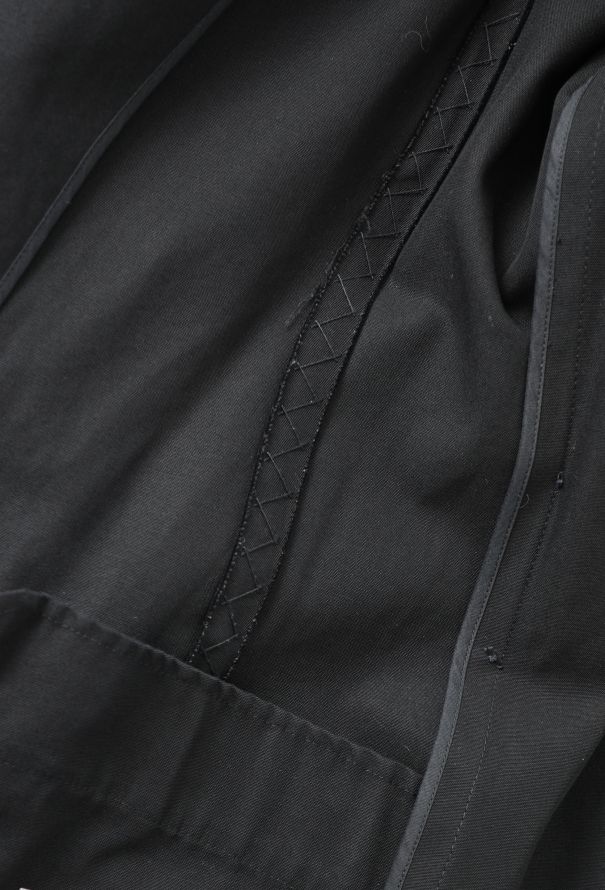 Yohji Yamamoto Belted Wrap Trench Coat - 8 Yohji Yamamoto Belted Wrap Trench Coat - 8