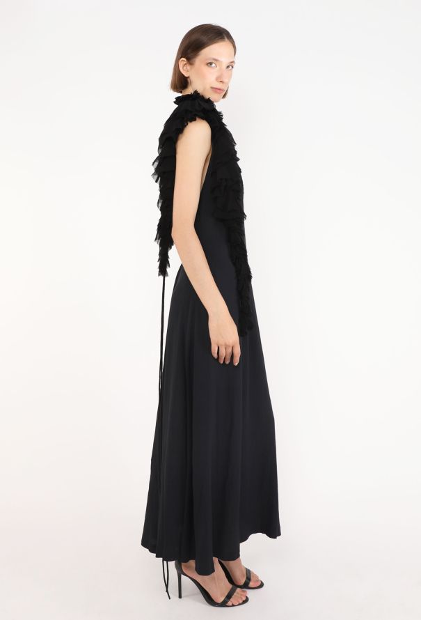 Dries Van Noten Dapoli Ruffled Silk Dress, 2023 - 3