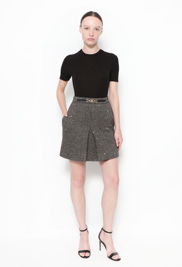Céline 2020 Sequin Chevron Skirt - 4