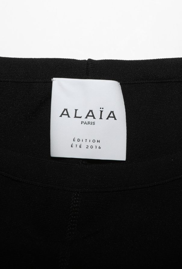 Alaïa 2016 Re-Edition '92 Laser-Cut Leggings - 6