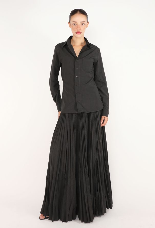 Jean Paul Gaultier Pleated Skirt Ensemble, 2000s - 1