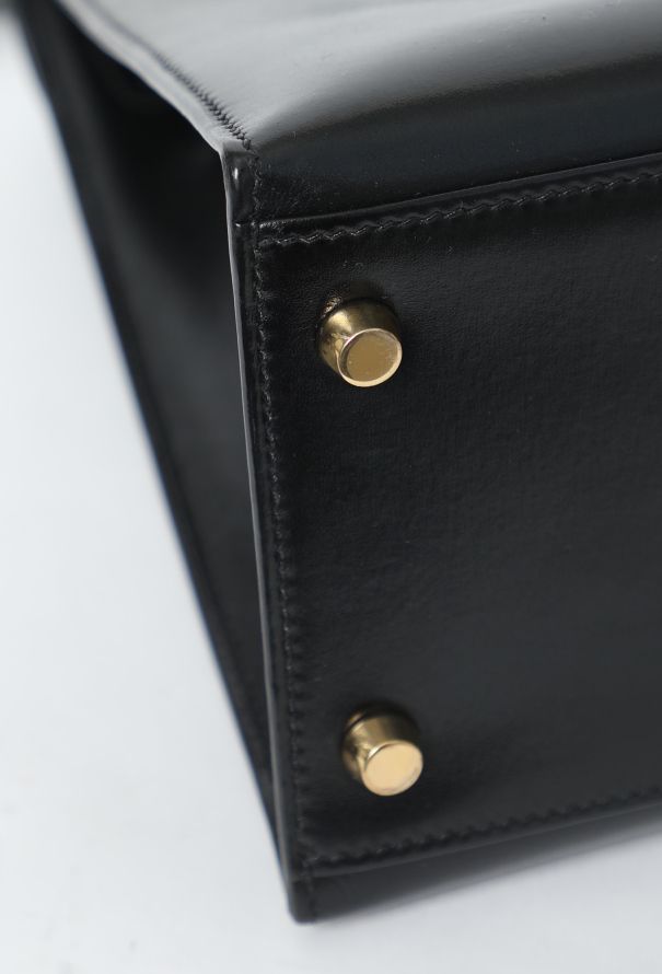 Hermès Vintage Black Box Kelly Sellier 32 - 14