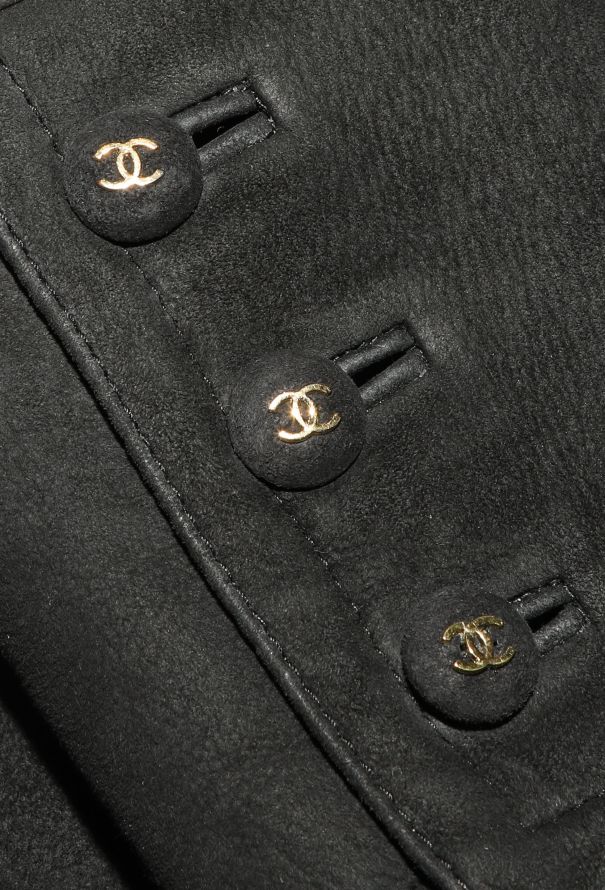 Chanel Rare F/W 1996 Shearling-Lined Jacket - 9 Chanel Rare F/W 1996 Shearling-Lined Jacket - 9