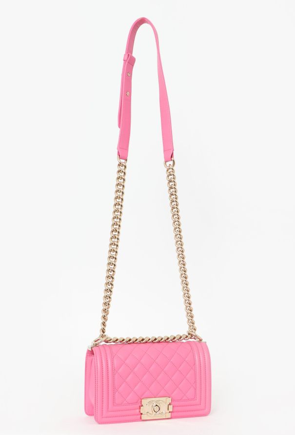 【ヴィンテージ】Rank:S☆Chanel Hot Pink Boy Medium 17 バック BUYMA VINTAGE 中古 【ヴィンテージ】Rank:S☆Chanel Hot Pink
