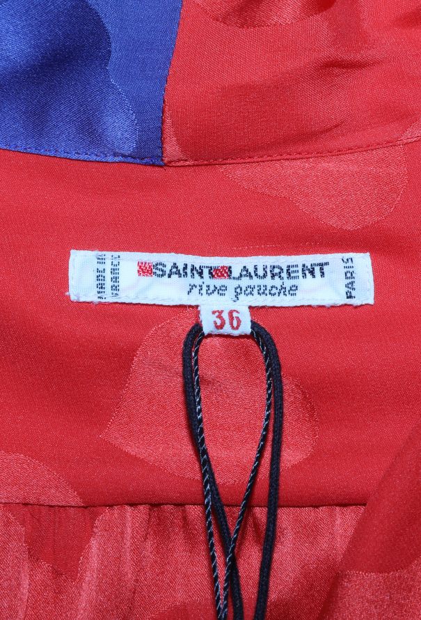 Saint Laurent Vintage Lavallière Heart Blouse - 6