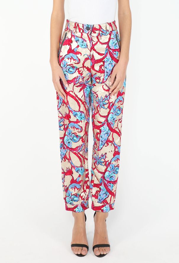 Louis Vuitton Brocade Tapered Trousers, S/S 2019 - 4