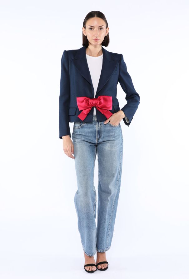 Valentino Tailored Bow Blazer, S/S 2025 - 4