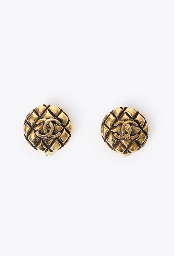 Chanel Quilted 'CC' Clip-On Earring, 1992 - 4