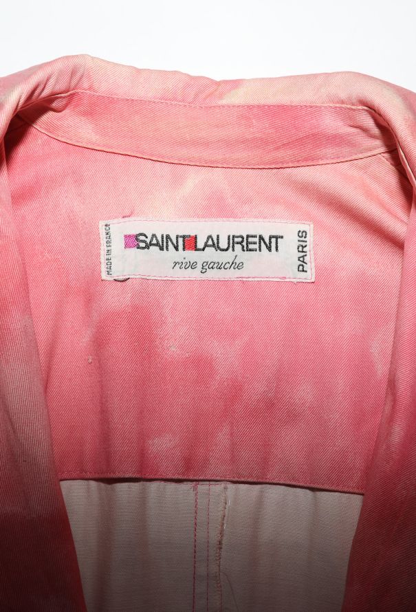 Saint Laurent HIGHLY COLLECTOR 1969 Tie-Dye Safari Jacket - 6