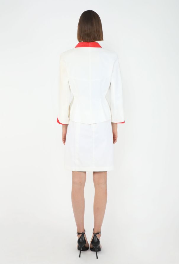 Thierry Mugler '90s Sculpted Piqué Skirt Ensemble - 6