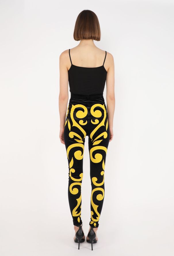 Gianni Versace Baroque Velvet Leggings, F/W 1991 - 6