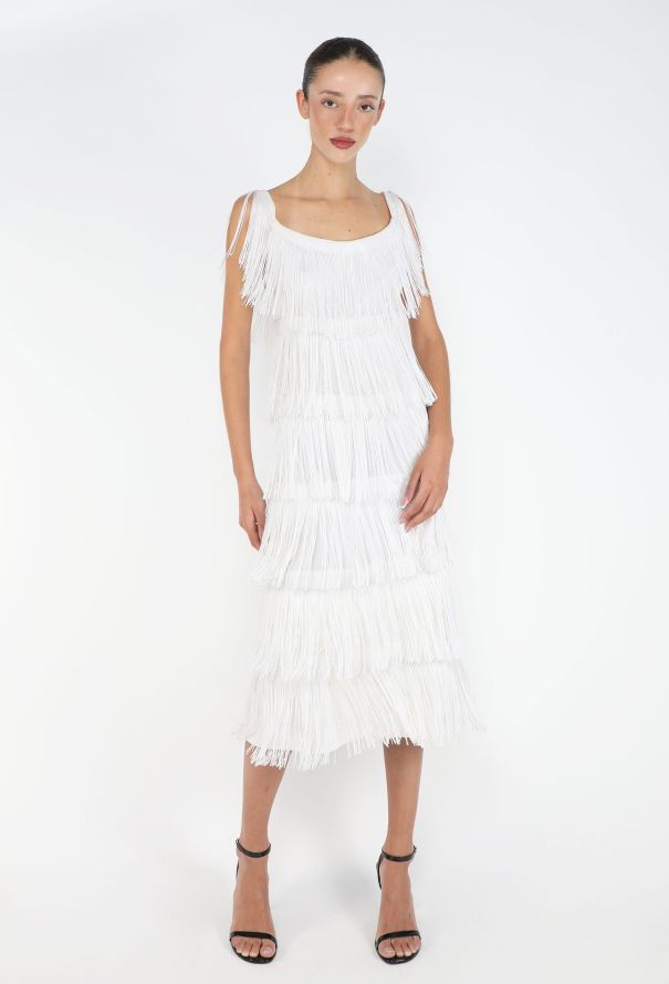 Azzaro ICONIC 1969 Tiered Fringe Dress - 1