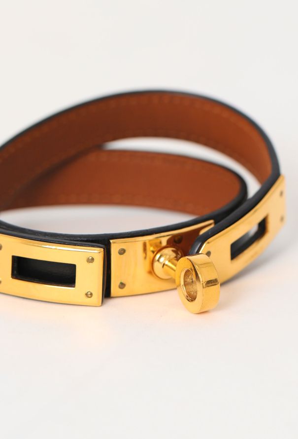 Hermès Double Tour Box Kelly Bracelet - 4 Hermès Double Tour Box Kelly Bracelet - 4