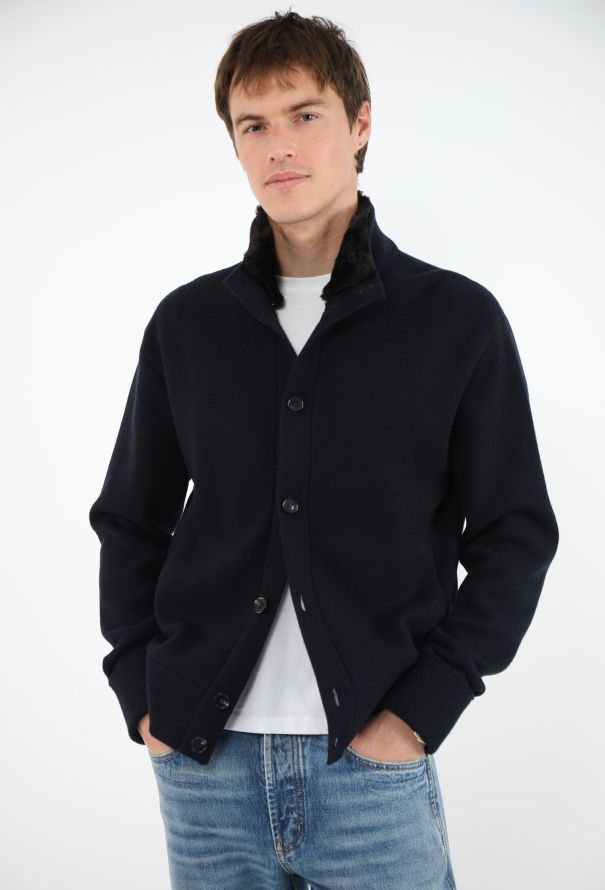 Loro Piana Cashmere Castarino Fur Cardigan - 4