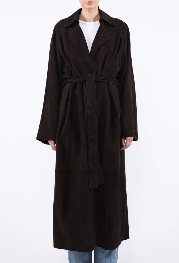 The Row Poseidone Suede Trench Coat, 2023 - 5