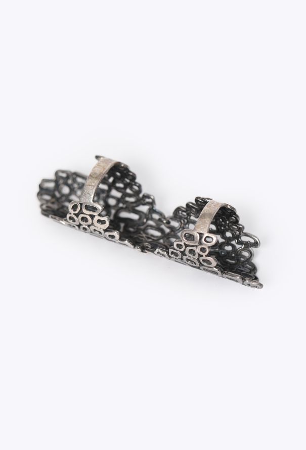 Alexander Wang x Gaia Repossi  Silver Twin Ring - 6