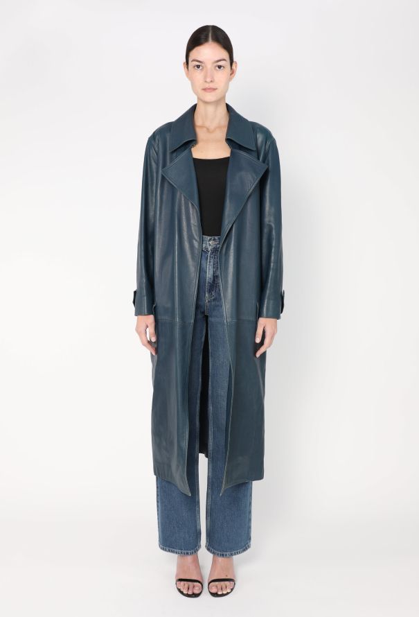 Céline Belted Leather Trench, F/W 2016 - 5