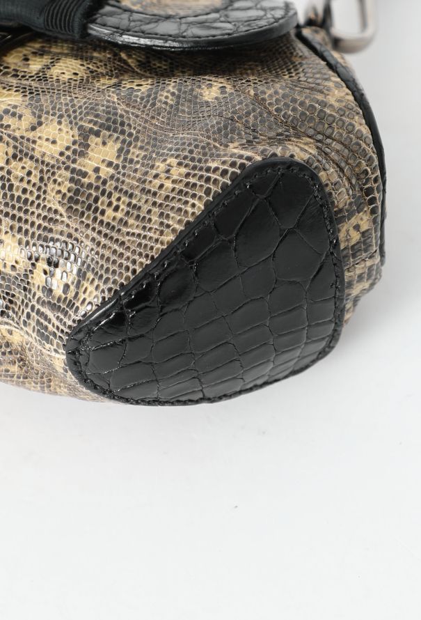 Prada F/W 2004 Lizard Embellished Shoulder Bag - 11 Prada F/W 2004 Lizard Embellished Shoulder Bag - 11