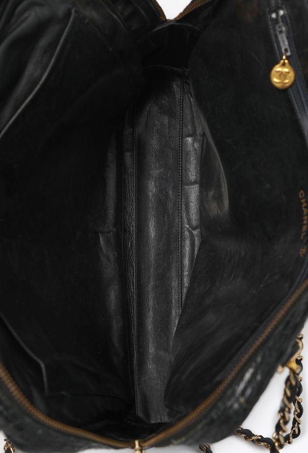 Chanel Alligator Maxi Camera Bag, 1990s - 12