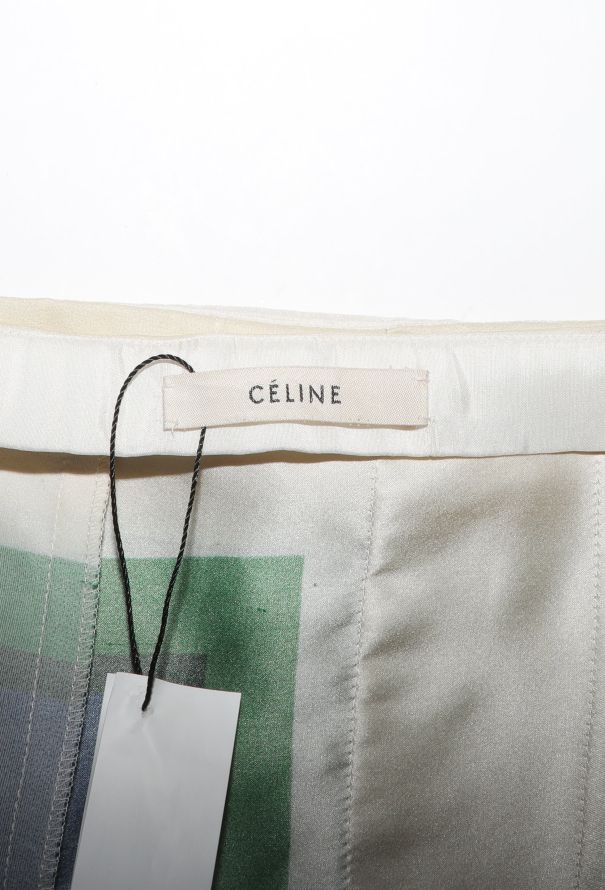 Céline S/S 2011 Geometric Printed Skirt - 7