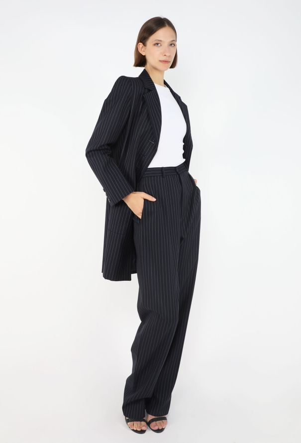 Saint Laurent Vintage Tailored Pinstripe Suit - 4