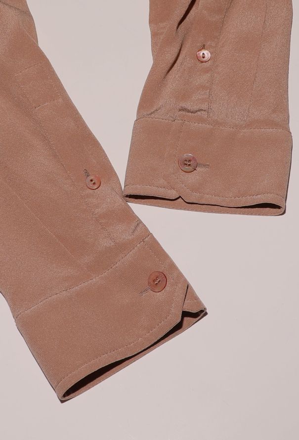 Gucci Resort 2012 Bicolor Silk Blouse - 8 Gucci Resort 2012 Bicolor Silk Blouse - 8