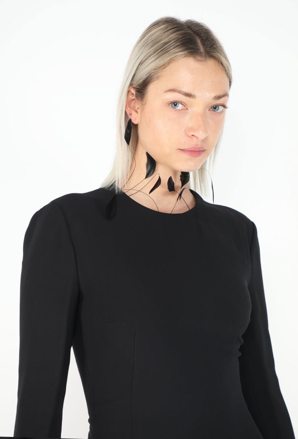 Prada Feather Collar Dress, F/W 2022 - 4