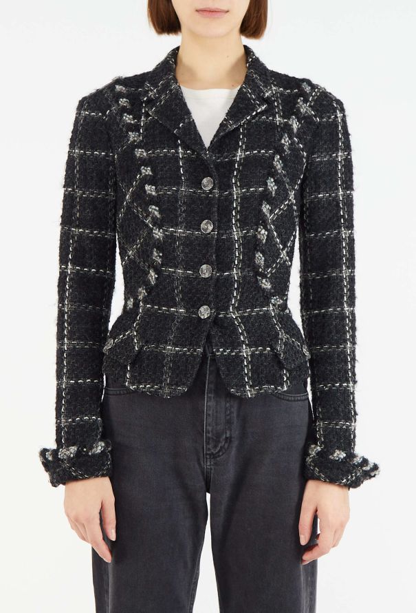 Chanel Iconic 2006 Tweed Hourglass Jacket - 4
