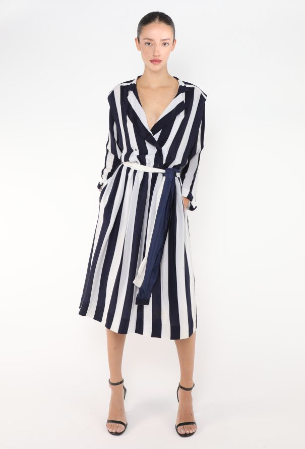 Louis Féraud Belted Silk Dress - 1