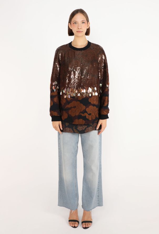 Dries Van Noten Jacquard Paillette Tunic, F/W 2015 - 3