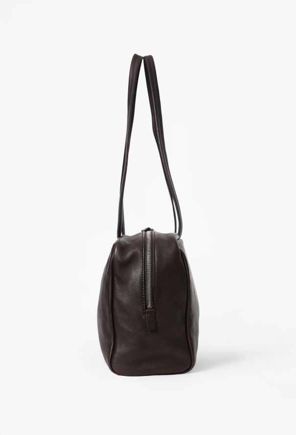 The Row Brown Astra Bowling Bag - 5