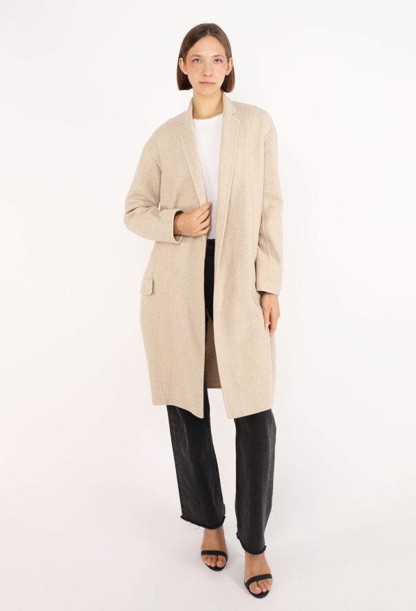 Céline Double-Face Cashmere Cocoon Coat - 4