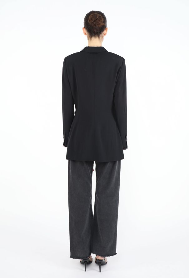 Jean Paul Gaultier RARE Spring 2003 Adorned Shawl Blazer - 7