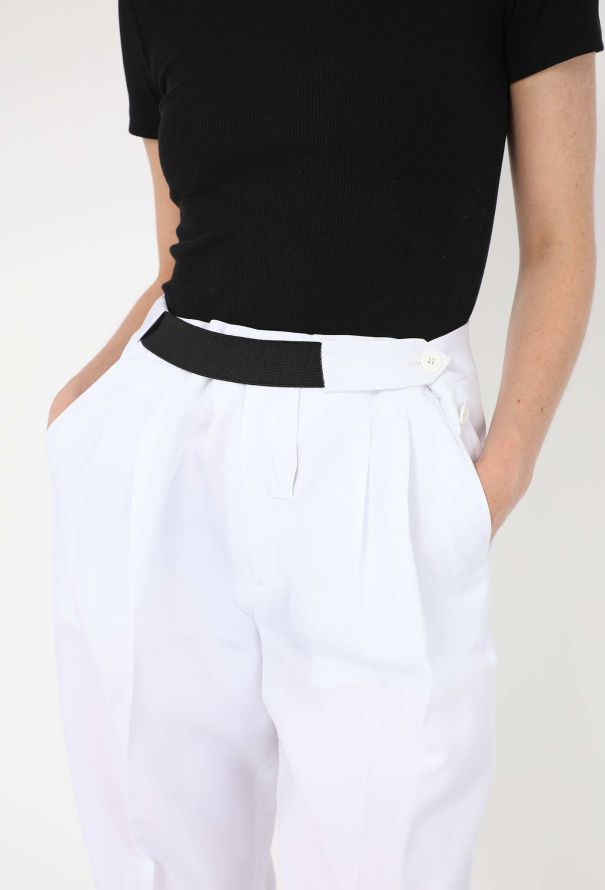 Céline Tapered Belted Trousers - 2 Céline Tapered Belted Trousers - 2