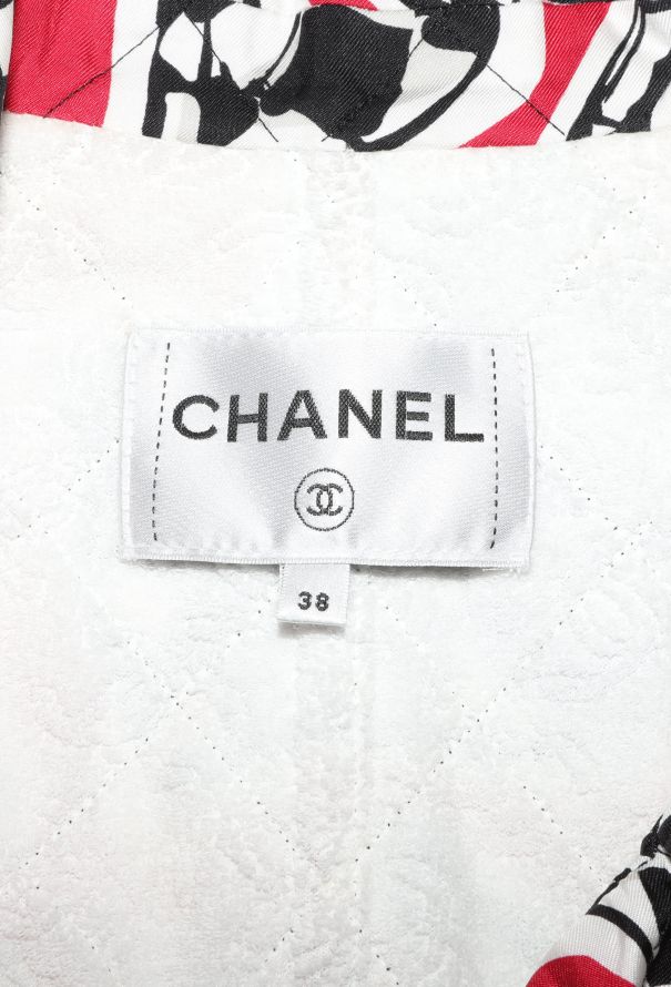 Chanel Resort 2023 Harlequin Silk Jacket - 8