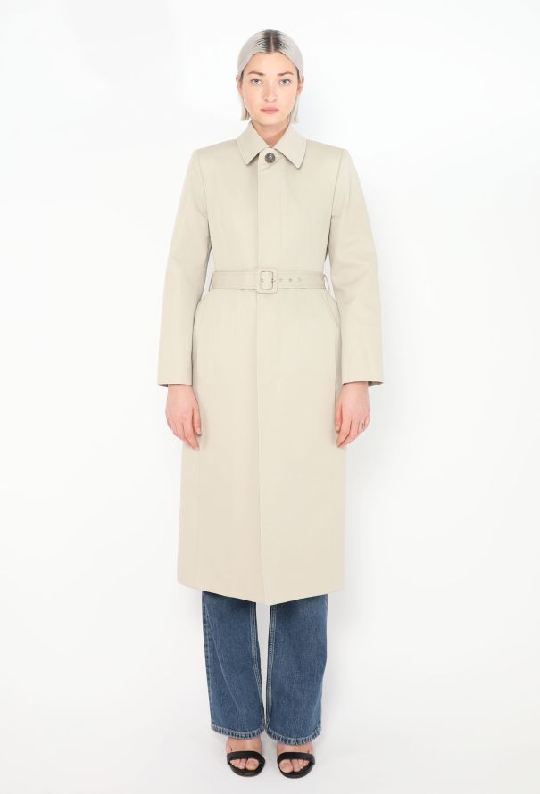 Balenciaga 2018 Belted Hourglass Trench - 3 Balenciaga 2018 Belted Hourglass Trench - 3