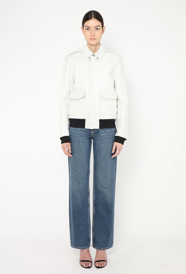 Balenciaga 2011 Leather Bomber Jacket - 3 Balenciaga 2011 Leather Bomber Jacket - 3