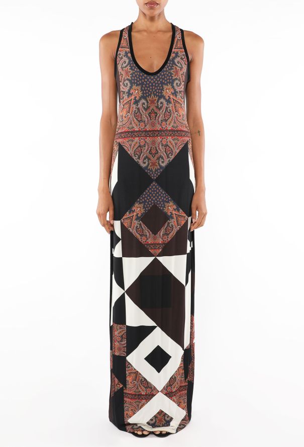 Givenchy Cubist Paisley Print Dress, Resort 2013 - 3