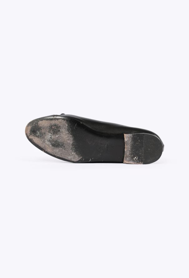 Chanel Classic Leather 'CC' Ballerinas - 5