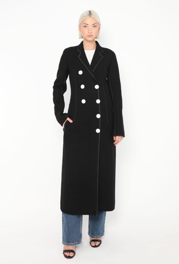 Céline Resort 2016 Contrast Stitch Coat - 5