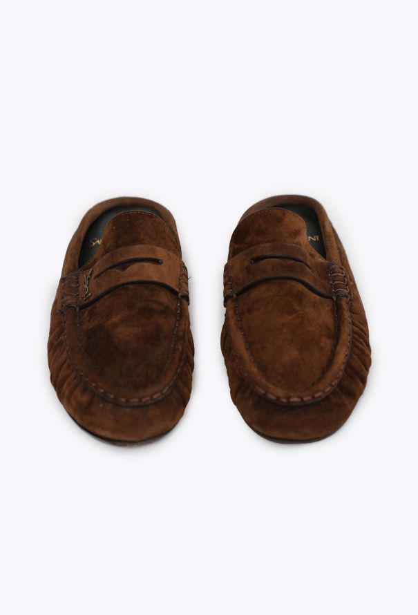 Saint Laurent Suede Le Loafer Slippers - 2