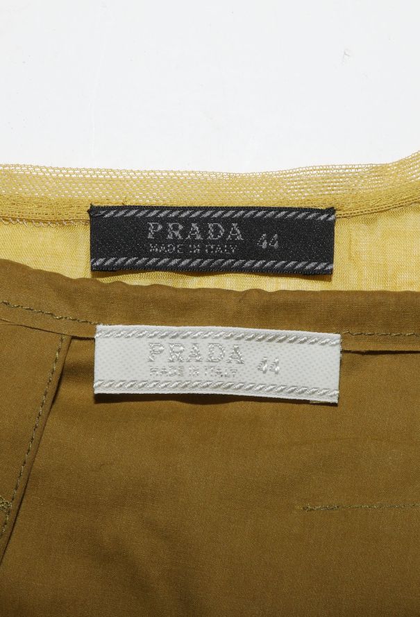 Prada Embroidered Belted Voile Ensemble, 1999 - 9