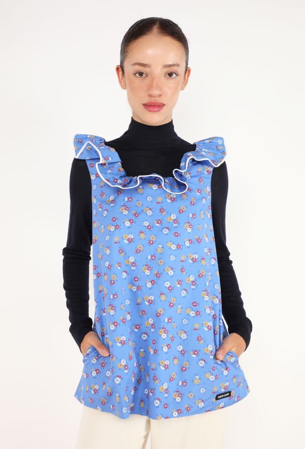 Miu Miu Trompe L'Œil Floral Top, S/S 2026 - 4