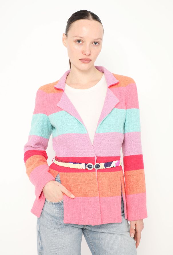 Chanel Resort 2016 Paris-Seoul Colorblock Blazer - 1