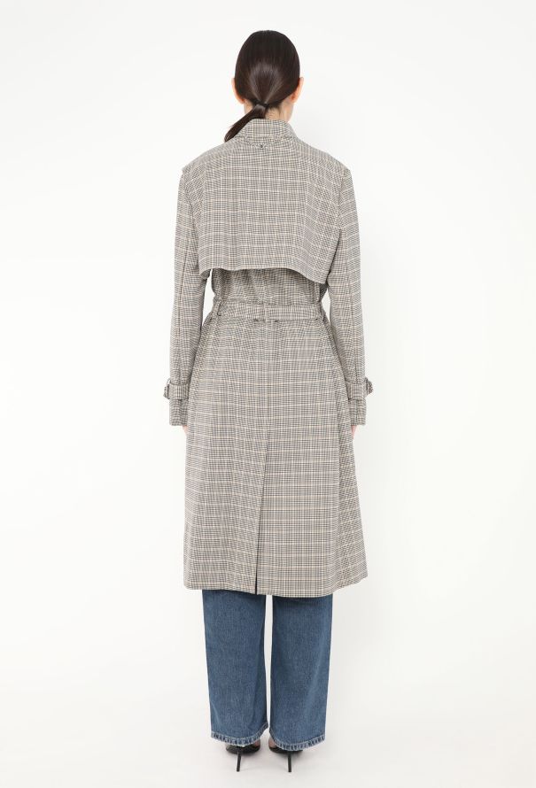 S/S 2019 Checkered Trench Coat - Paco Rabanne | Authentic