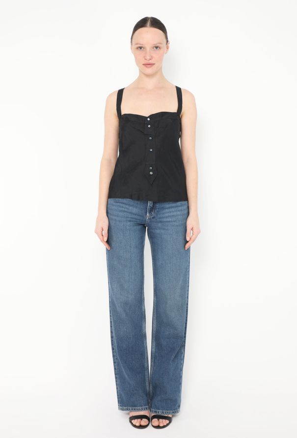 Balenciaga 2002 Silk Halter Top - 2 Balenciaga 2002 Silk Halter Top - 2