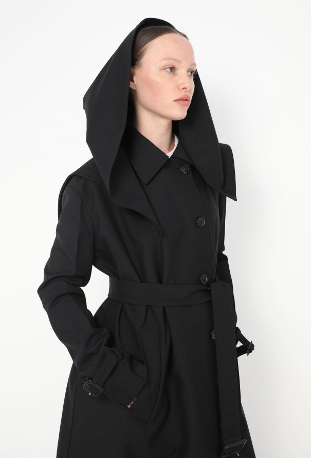 Céline F/W 2018 Hooded Belted Trench Coat - 1
