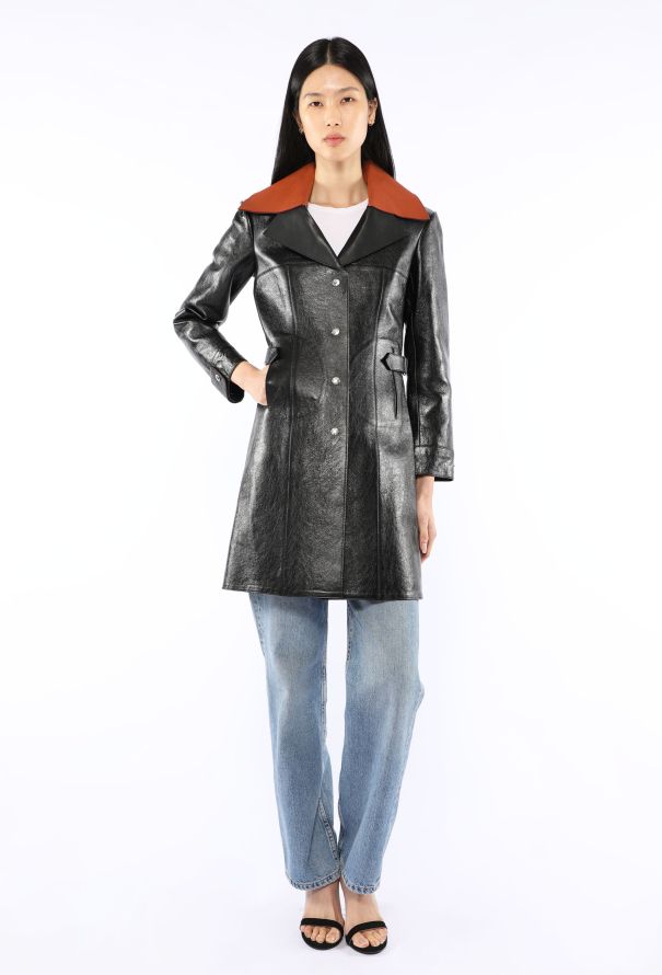 Louis Vuitton Leather Trench Coat, F/W 2014 - 4