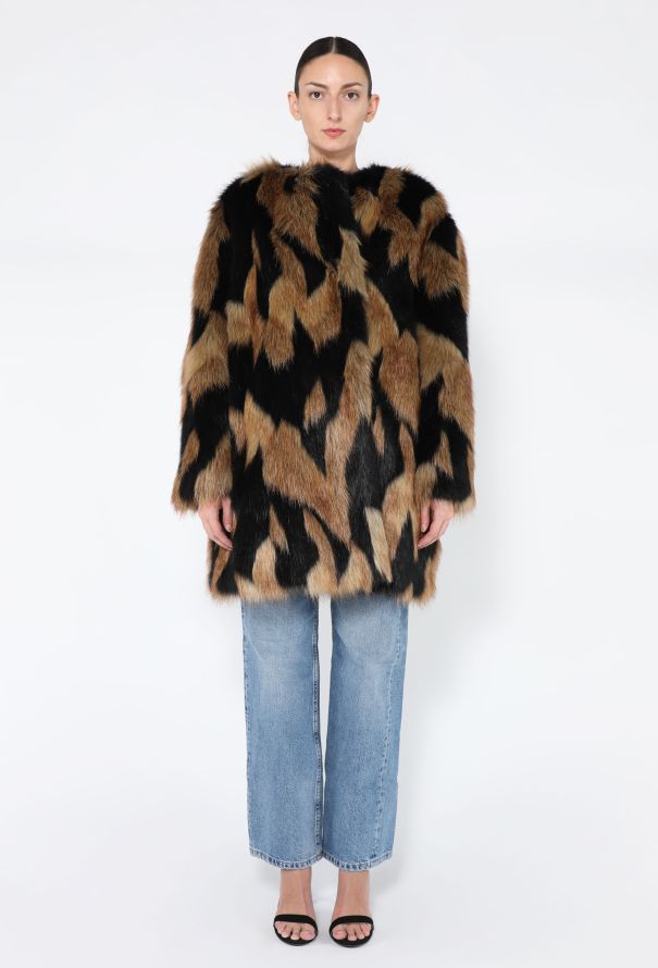 Givenchy Faux Fur Coat, F/W 2018 - 1