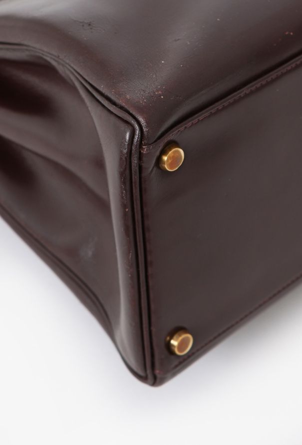 Hermès '60s Brown Box Kelly Retourné 35 - 8